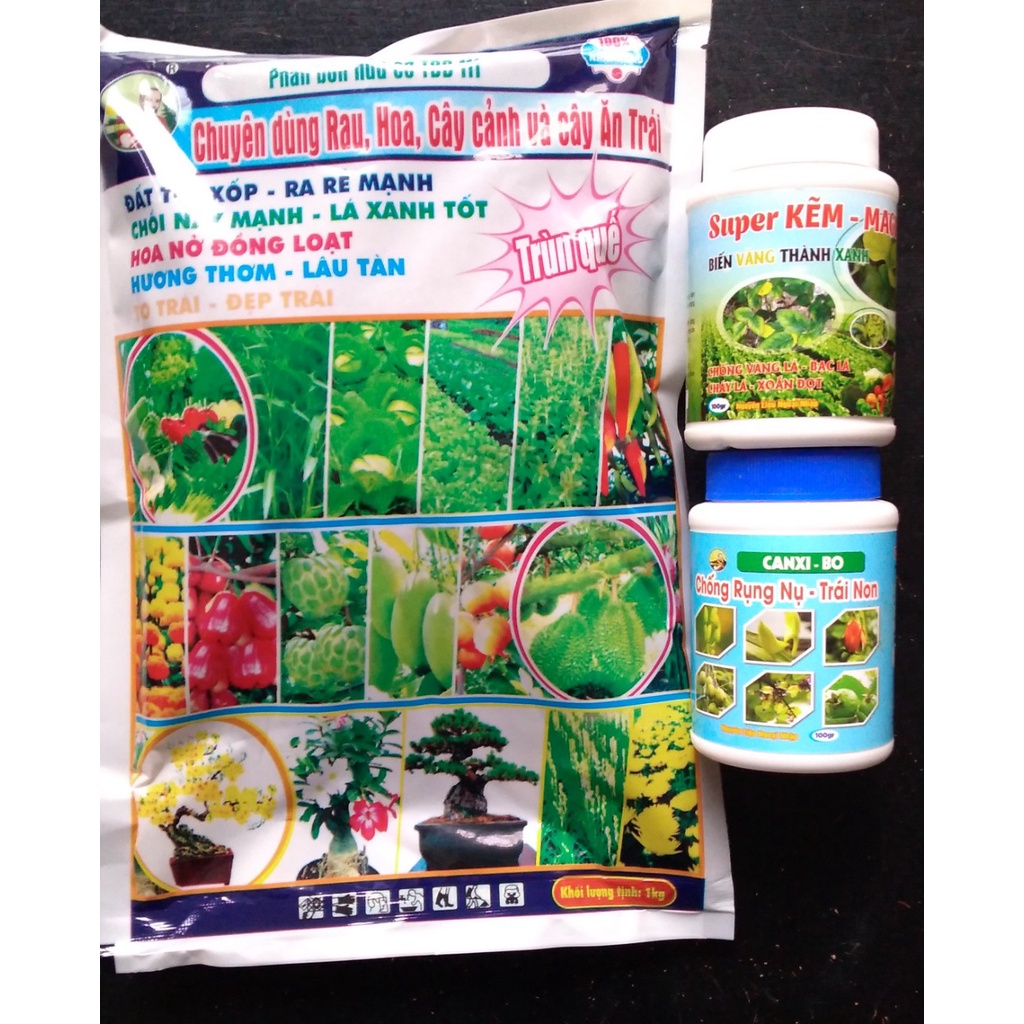 Phân trùn quế, chống rụng lá vàng lá ( tque viên, ca, mg-zn) TOTT's fertilizer