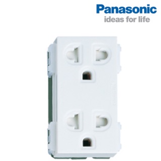 Ổ cắm đôi 3 chấu Wide Panasonic