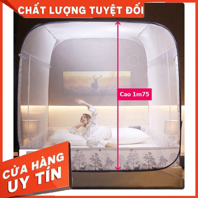 (DEAL CỰC SỐC  )  Màn chụp tự bung đỉnh rộng tiến đạt có chân viền vải cao cấp bảo hành khung  14 Tháng