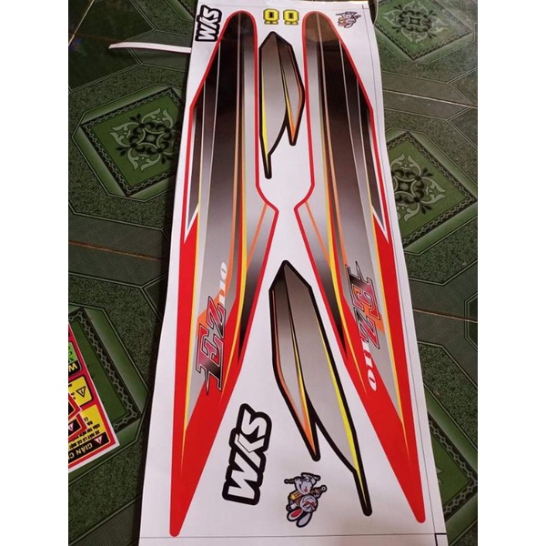 Tem rời EZ 110 đỏ xám