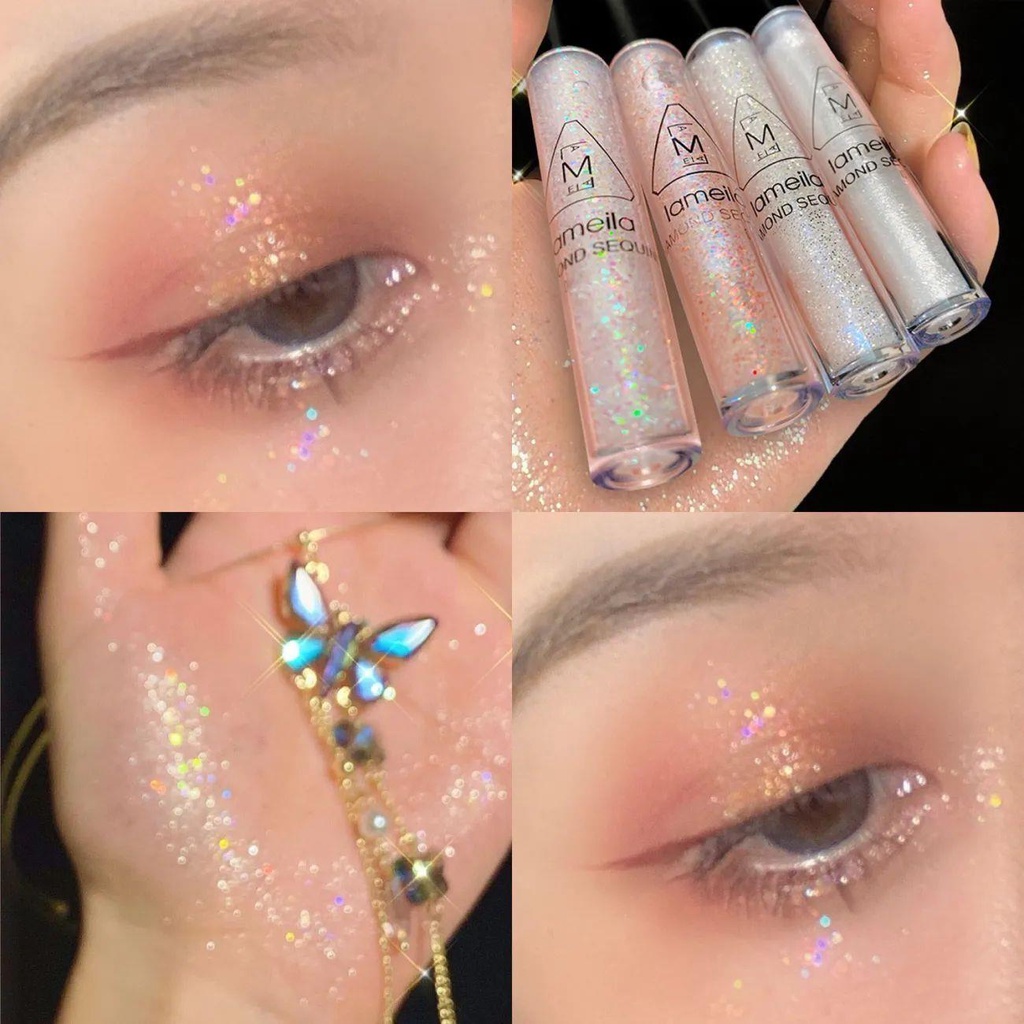 Glitter Pearl Eyeshadow Liquid Eyeliner