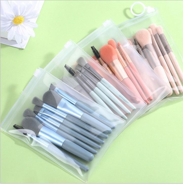 Bộ Cọ Trang Điểm Xách Tay Du Lịch 8 Món Kèm Túi Zip