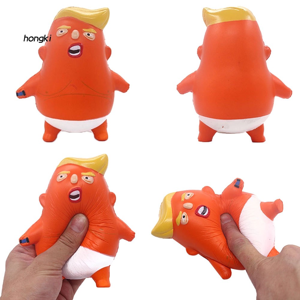 【HKM1】Cartoon Trump Squishy Slow Rising Squeeze Relieve Stress Kids Adult Vent Toy
