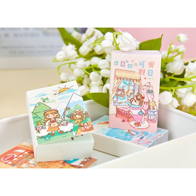 Giấy Note Cute Xé Dán Ghi Chú Văn Phòng Phẩm Dễ Thương Timo ST67