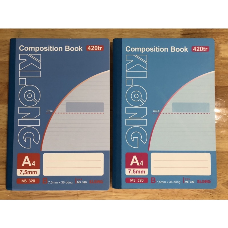 Sổ may dán gáy A4-KLONG