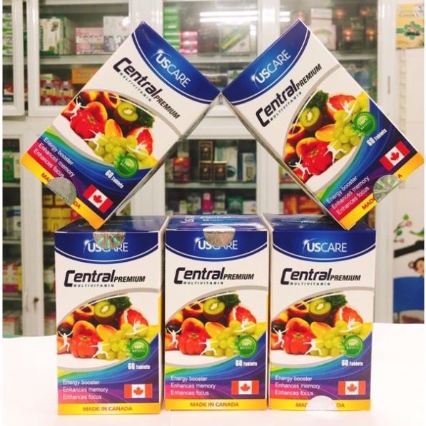 Central Premium Multivitamin – Bổ sung vitamin và khoáng chất cho cơ thể, tăng cường sức đề kháng (100 và 60 viên))