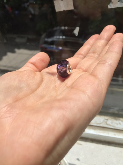 Hạt charm glass nhiều màu dùng mix charm handmade