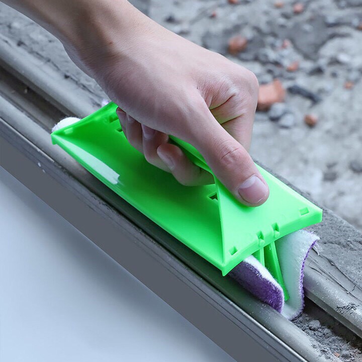 Bàn chải vệ sinh khe cửa sổ, dụng cụ lau gương kính đa năng (BC05)