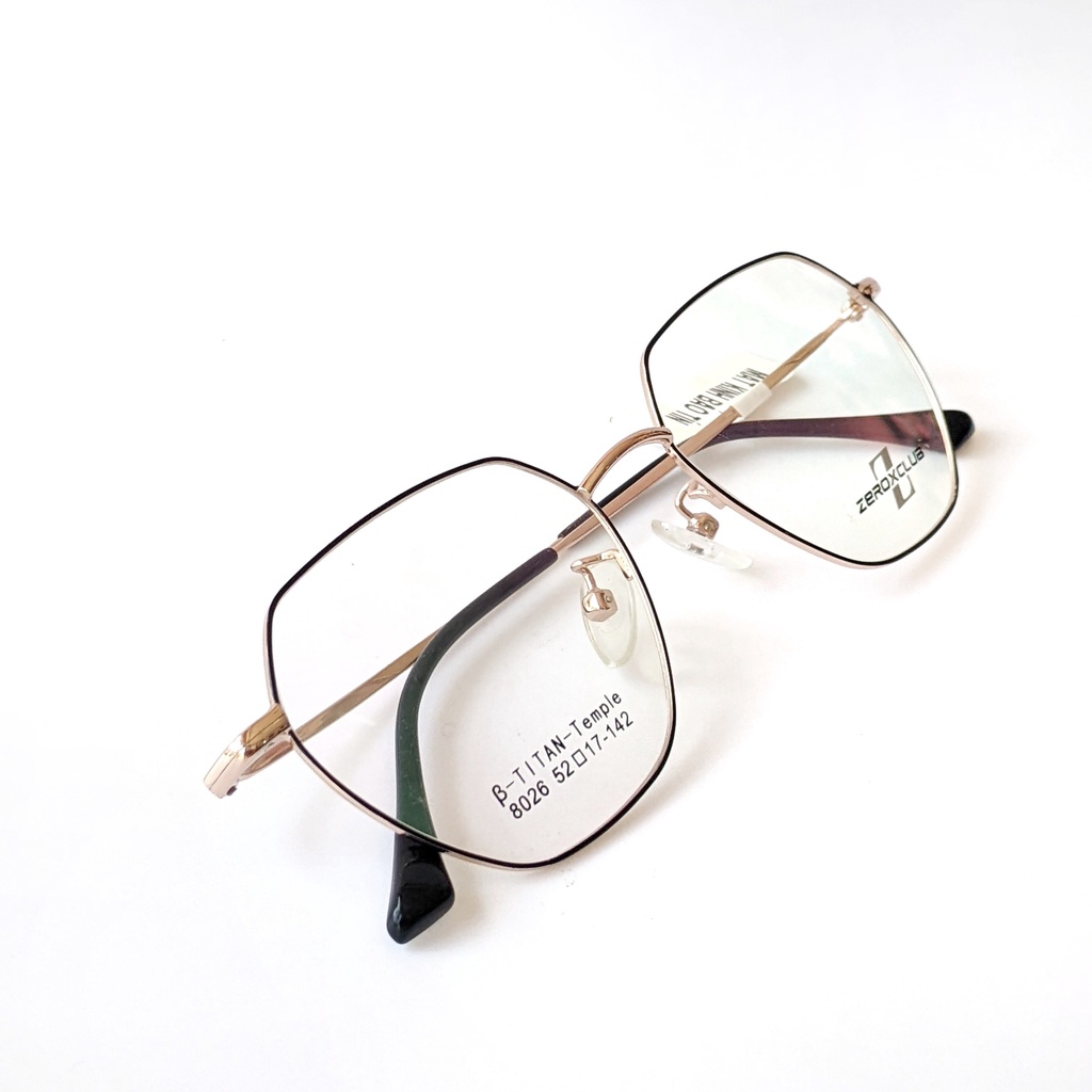 Gọng kim loại lục giác, gọng hàn quốc ngũ giác