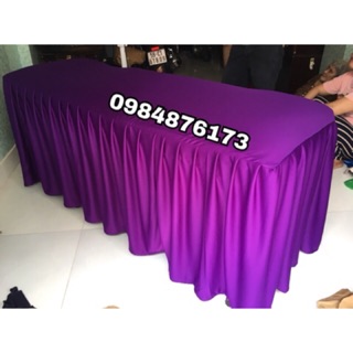 Drap giường nối mi, spa, nặn mụn