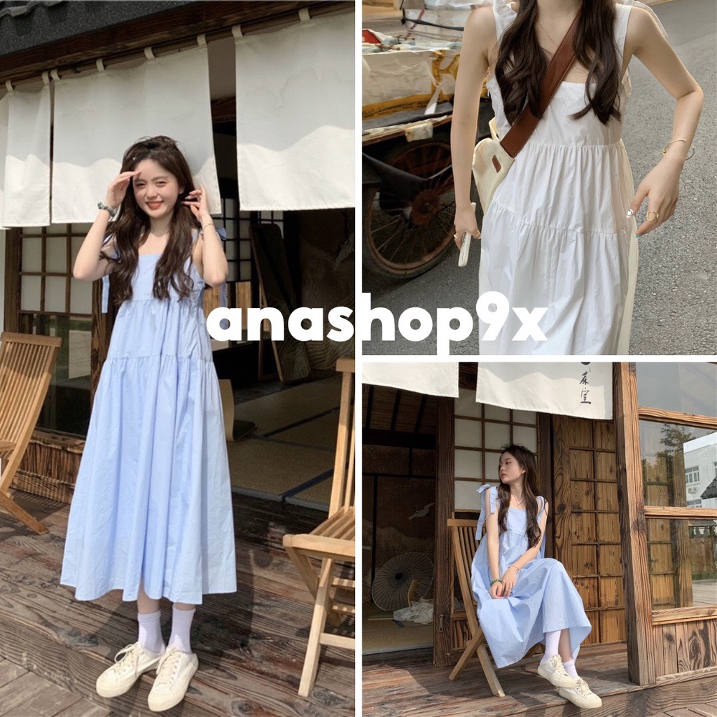 Đầm trắng đi dự tiệc cưới sang chảnh anashop9x