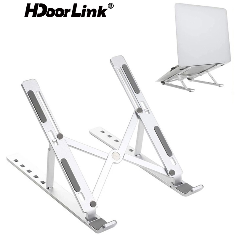 Giá đỡ laptop HdoorLink bằng nhôm có thể điều chỉnh tiện lợi chất lượng cao