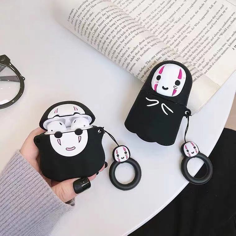Vỏ Bảo Vệ Hộp Sạc Tai Nghe AirPods Pro Apple Bluetooth Không Dây Hình Vô Diện Dễ Thương