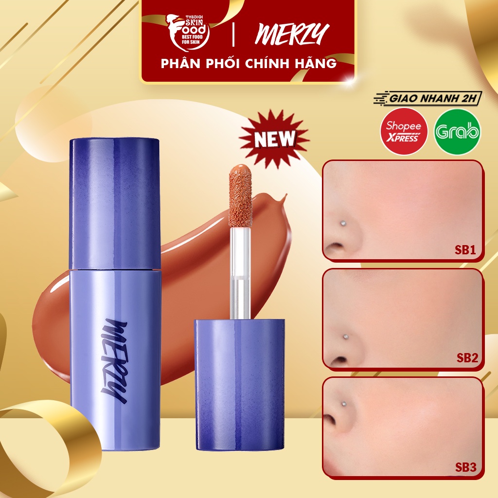 [New 2022] Má Hồng Dạng Lỏng Hàn Quốc Merzy Soft Touch Liquid Blusher 3g