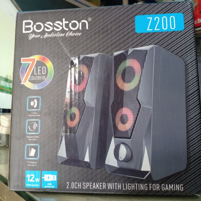 Loa vi tính Bosston Z200 Đèn LED RGB