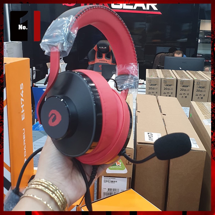 Tai Nghe Headphone Gaming DAREU EH745 7.1 Led Rgb Tai Nghe Chụp Tai Có Mic Chơi Game Máy Tính Laptop