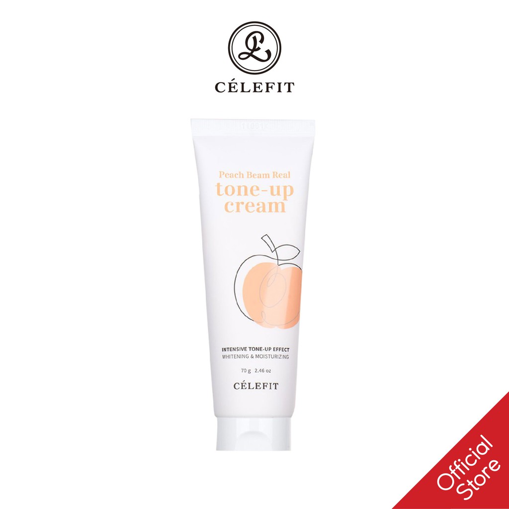 [Mã COSDEP -8% ĐH250k]Kem Dưỡng Trắng Da Célefit Peach Beam Real Tone-up Cream
