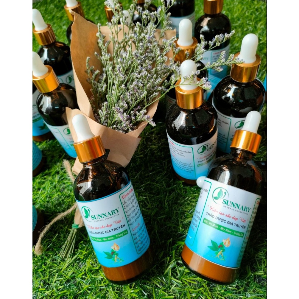 serrum thay da Nhân Sâm thảo dược đông y sạch mụn nám tái tạo da bong mạnh