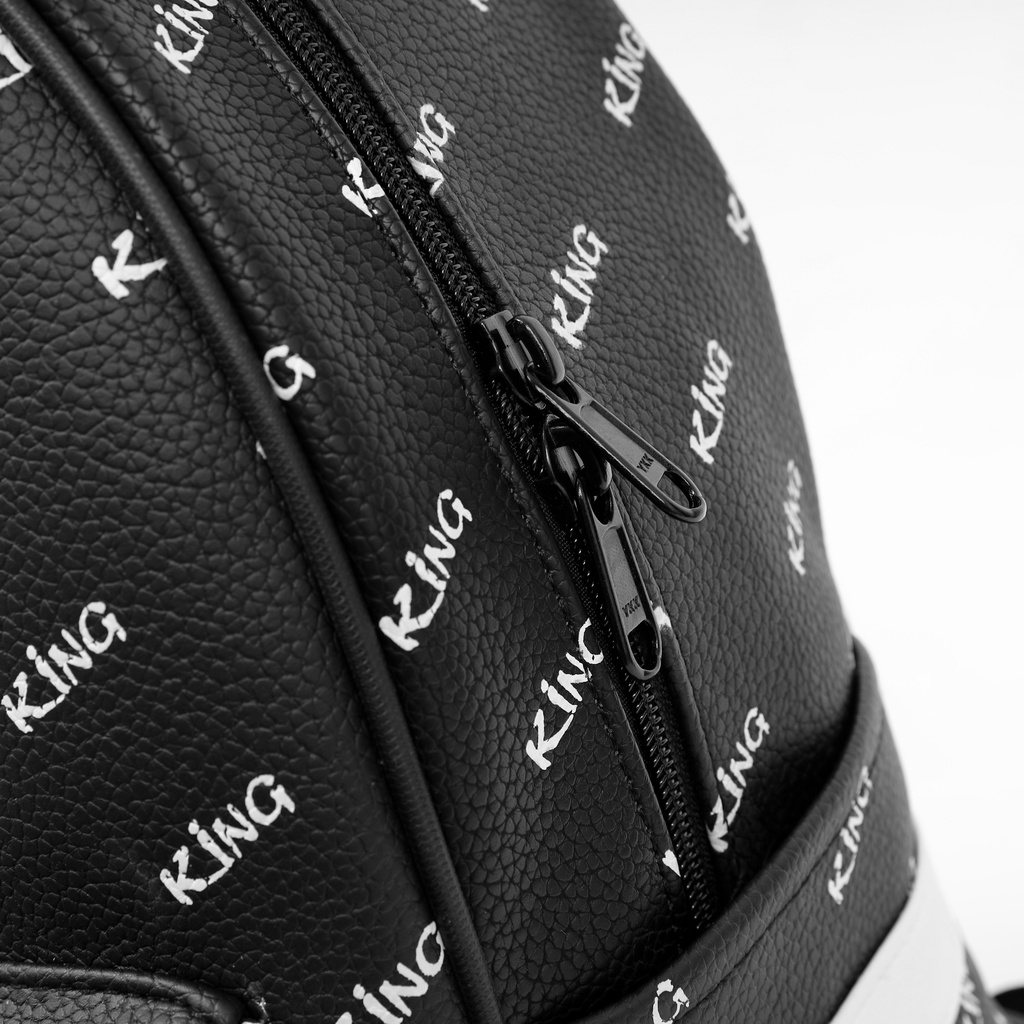 Balo Da Backpack Unisex Chống Nước Balo Backpack King 2-Màu Đen