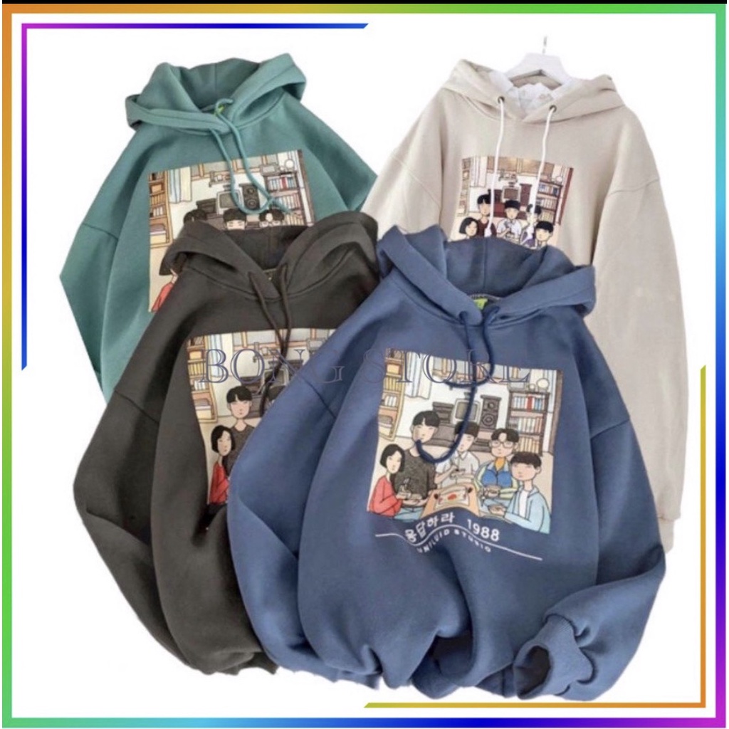 Áo Hoodie Nỉ Nữ, Áo Hôdie Nữ In Hình Gia ĐÌnh From Rộng UNISEX Siêu Đẹp