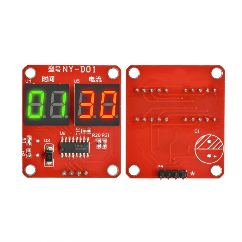 Mạch timer cho máy hàn cell pin NY-D01 BTA -41 2 chiết áp hiển thị LED
