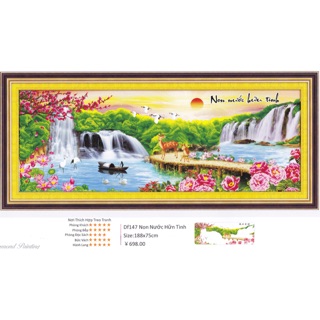 Tranh đính đá phong cảnh