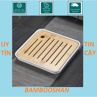 Khay trà - trà đạo cực đẹp có khay thoát nước tiện dụng