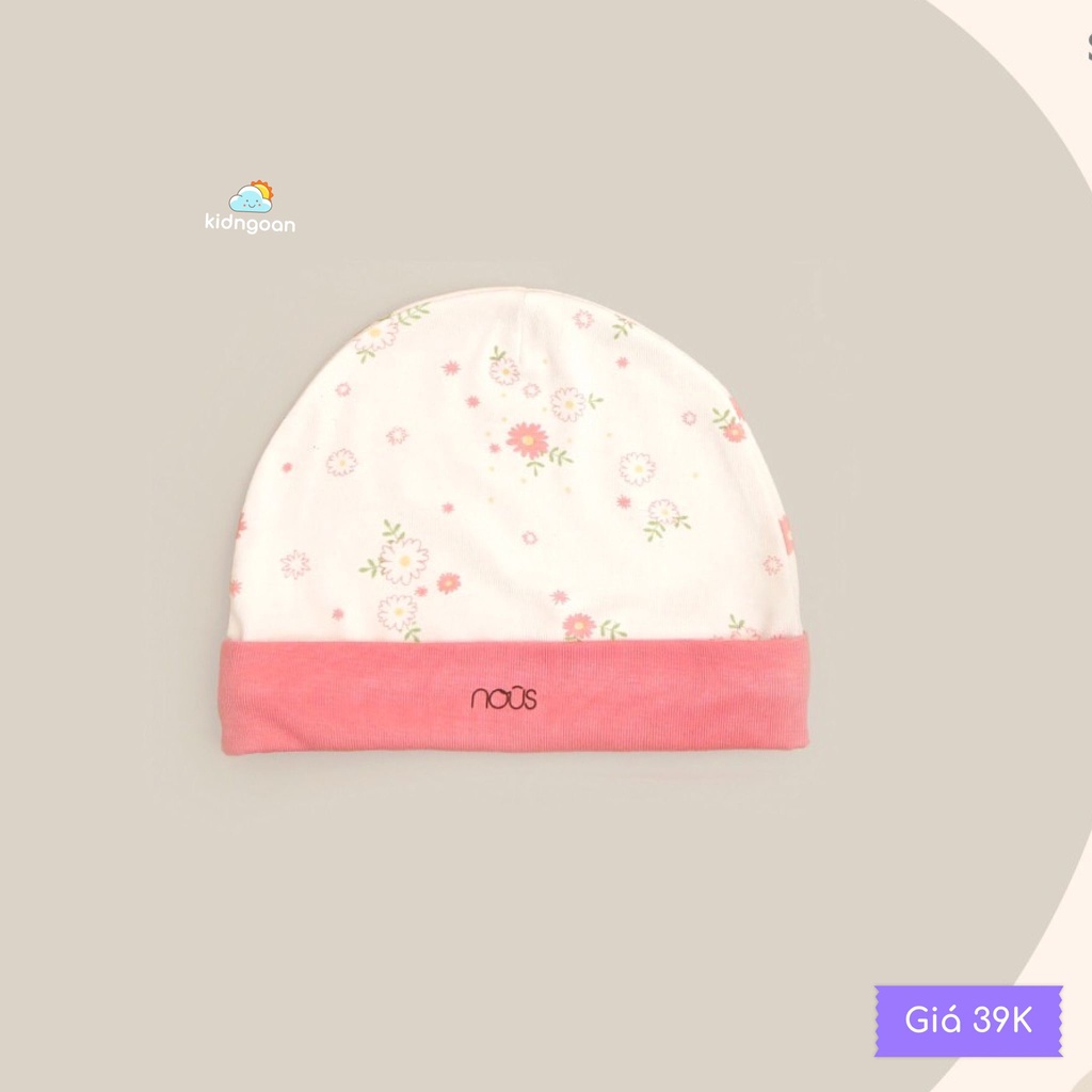 Nón/ Mũ trẻ sơ sinh nous mùa hè đủ màu mềm mại thoáng mát