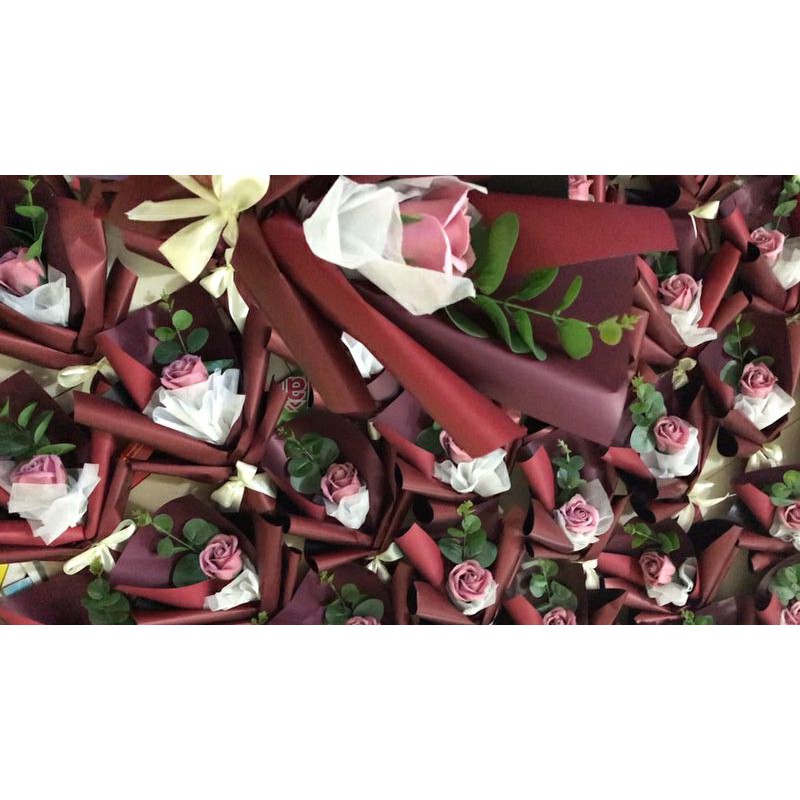 Hoa sáp bó 1 bông sang chảnh