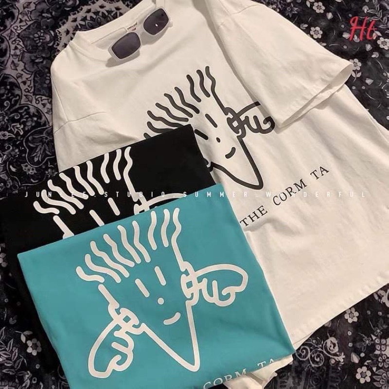 Áo phông tóc dựng đau tai H2Q877