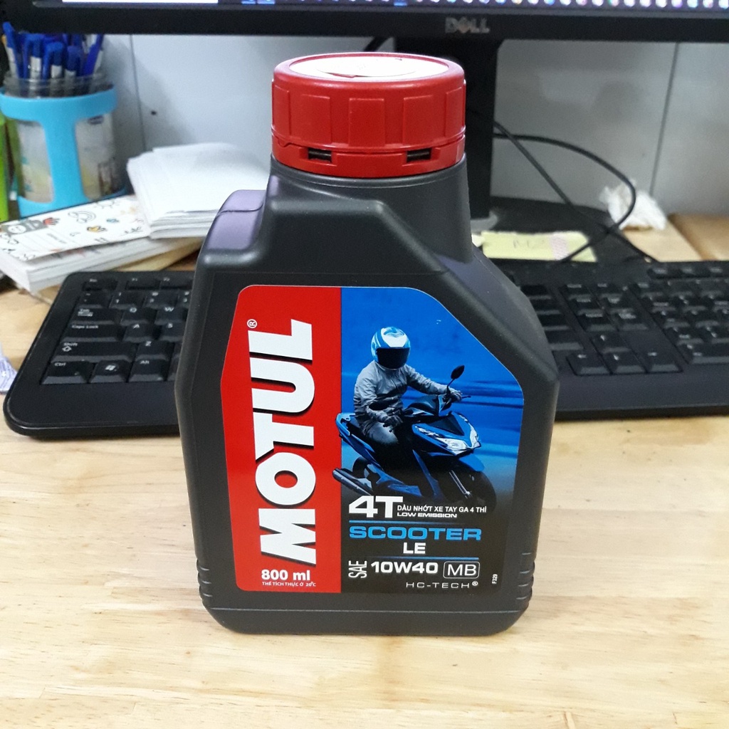 Motul Scooter LE 4T 10W40 800ml , Motul Gear Oil 80W90 120ml nhớt hợp số nhớt máy xe tay ga