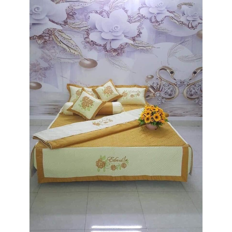 COTTON SATIN set 5 món cao cấp kích thước M8*2M