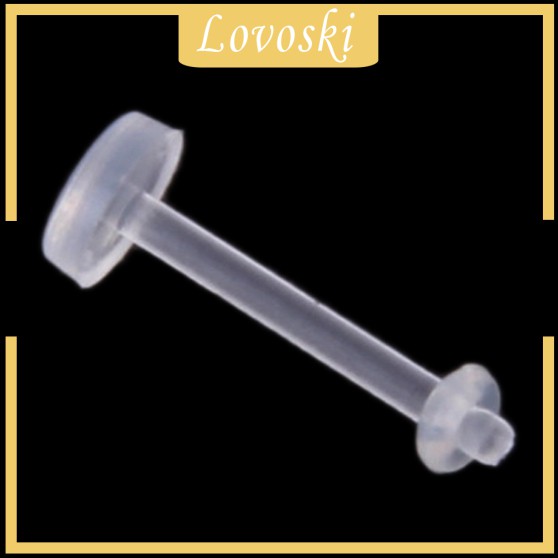 [Hàng mới về] Set 30 khuyên môi acrylic trong suốt an toàn 16g và 18g