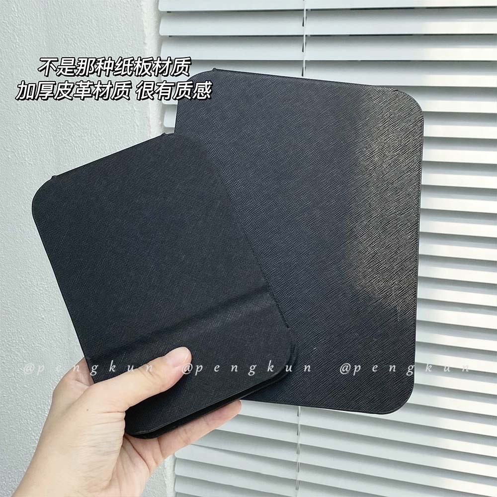 Gương Trang Điểm Gấp Gọn Để Bàn Bằng Da PU Tiện Dụng