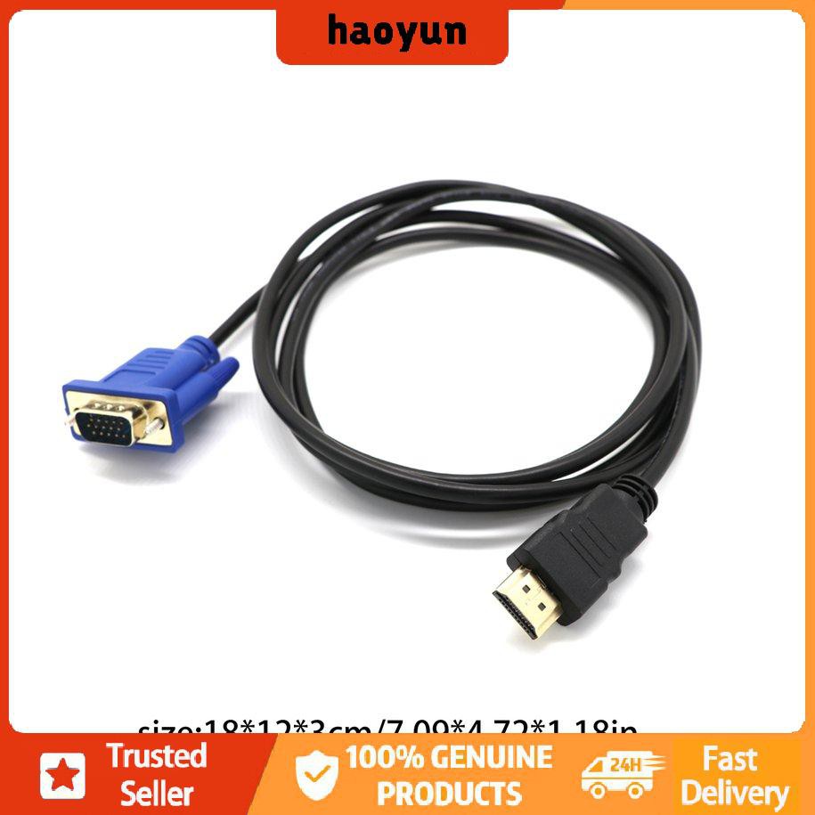 Cáp Chuyển Đổi Hdmi Sang Vga D-Sub Dài 1m Cho Tv / Máy Tính