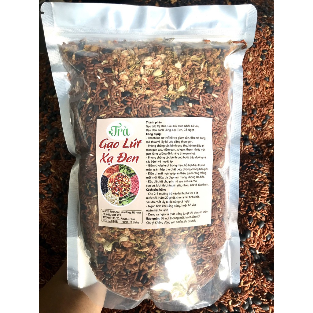 1kg trà gạo lứt xạ đen - hạn dùng 18 tháng | BigBuy360 - bigbuy360.vn