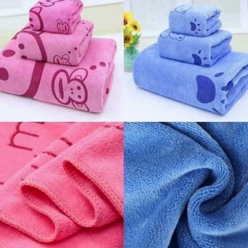 SÉT 3 KHĂN TẮM THÁI MỀM MỊN LOẠI TO