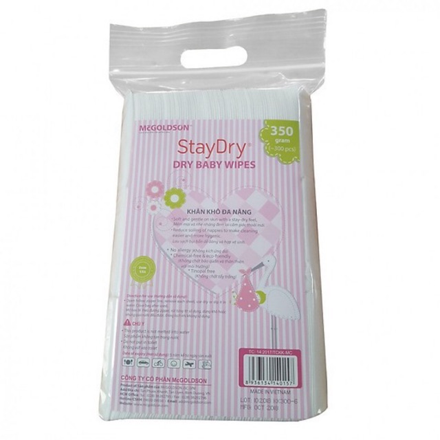 [CHÍNH HÃNG] Khăn vải khô đa năng Staydry 350g
