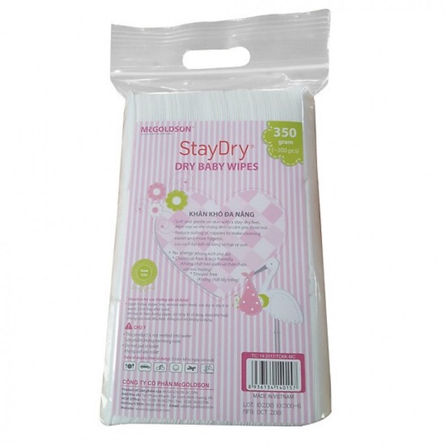 Khăn vải khô đa năng Staydry 350g