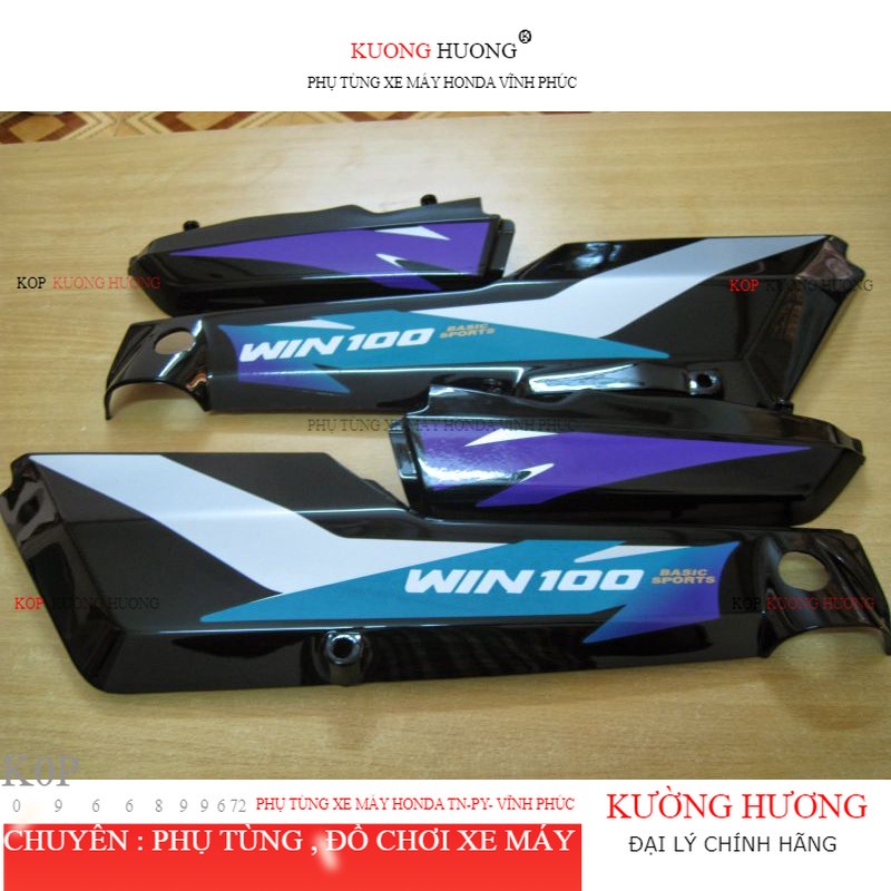 Nhựa ốp sườn xe win sẵn tem win vắt xanh đời 98  Dàn áo nhựa xe win 100 mầu đen