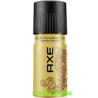 Xịt khử mùi axe 150ml gold hàng công ty chính hãng