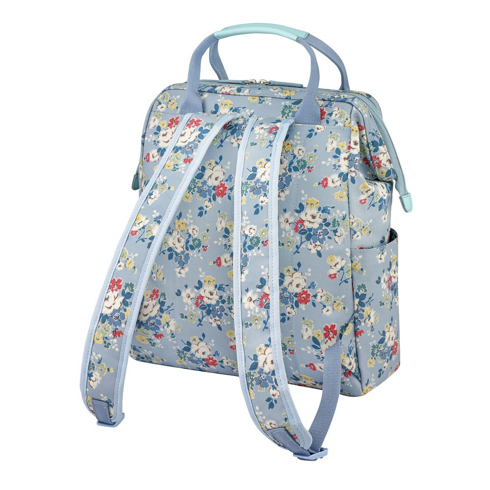 Cath Kidston - Balo Heywood Frame Backpack Clifton Rose - 904896 - Vintage Blue