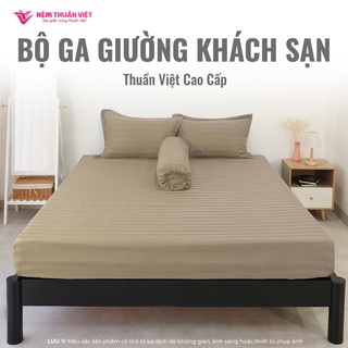 Bộ Chăn Ga Gối Mền Khách Sạn Thuần Việt Cao Cấp KS04