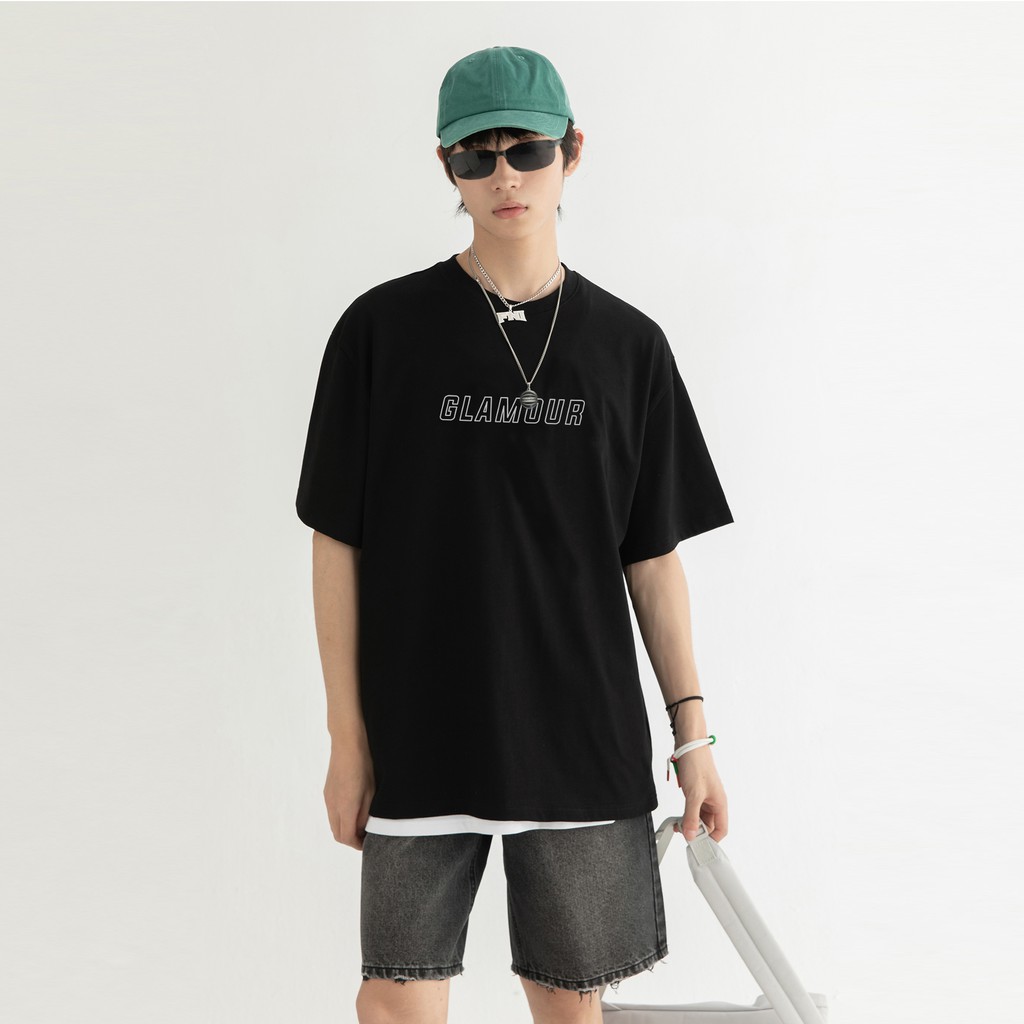 Áo thun GLAMOUR - Basic Tee SS1 - Trắng/Đen - Áo thun Basic | BigBuy360 - bigbuy360.vn