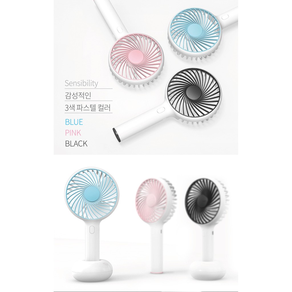 Quạt cầm tay mini Joil 3 cấp độ QT031 tặng kèm dây đeo (chat với shop để chọn dây)