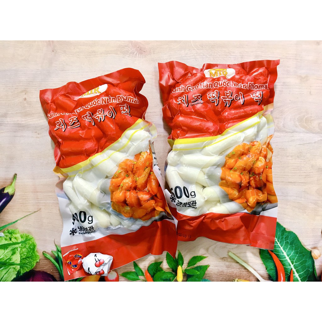 Bánh Gạo Tokbokki Nhân Phô Mai (500g)