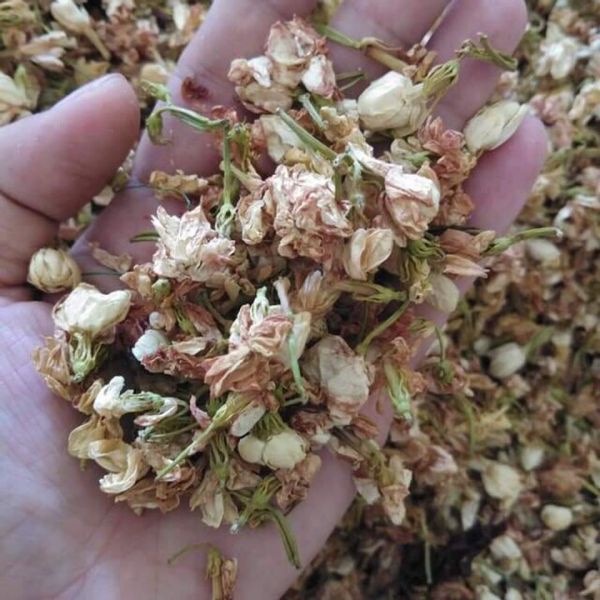 Hoa Nhài Sấy Khô - Hoa Lài Khô Nguyên Bông, Đóng gói 100gram, 300gram, 500gram