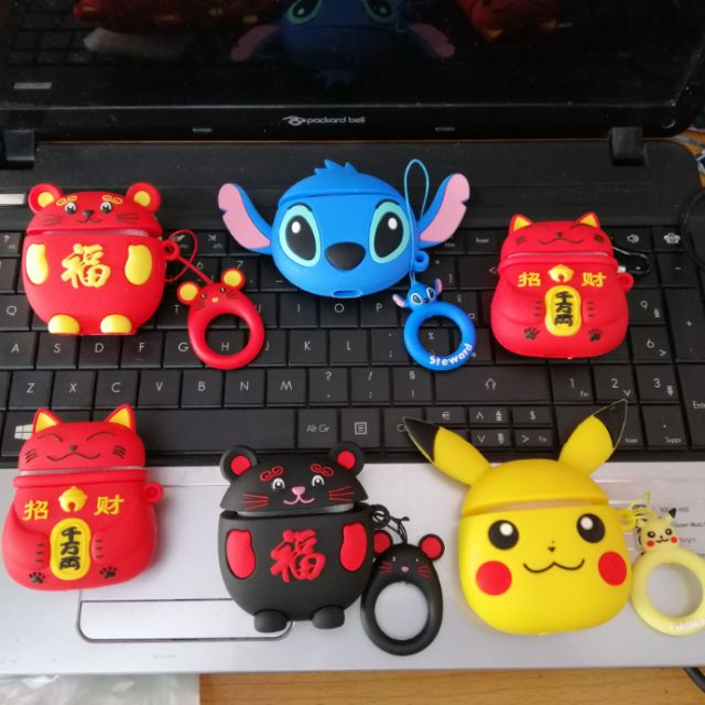 [Mã ELFLASH5 giảm 20K đơn 50K] Vỏ đựng Tai Airpods 1/ 2 giả da siêu sang, siêu chảnh