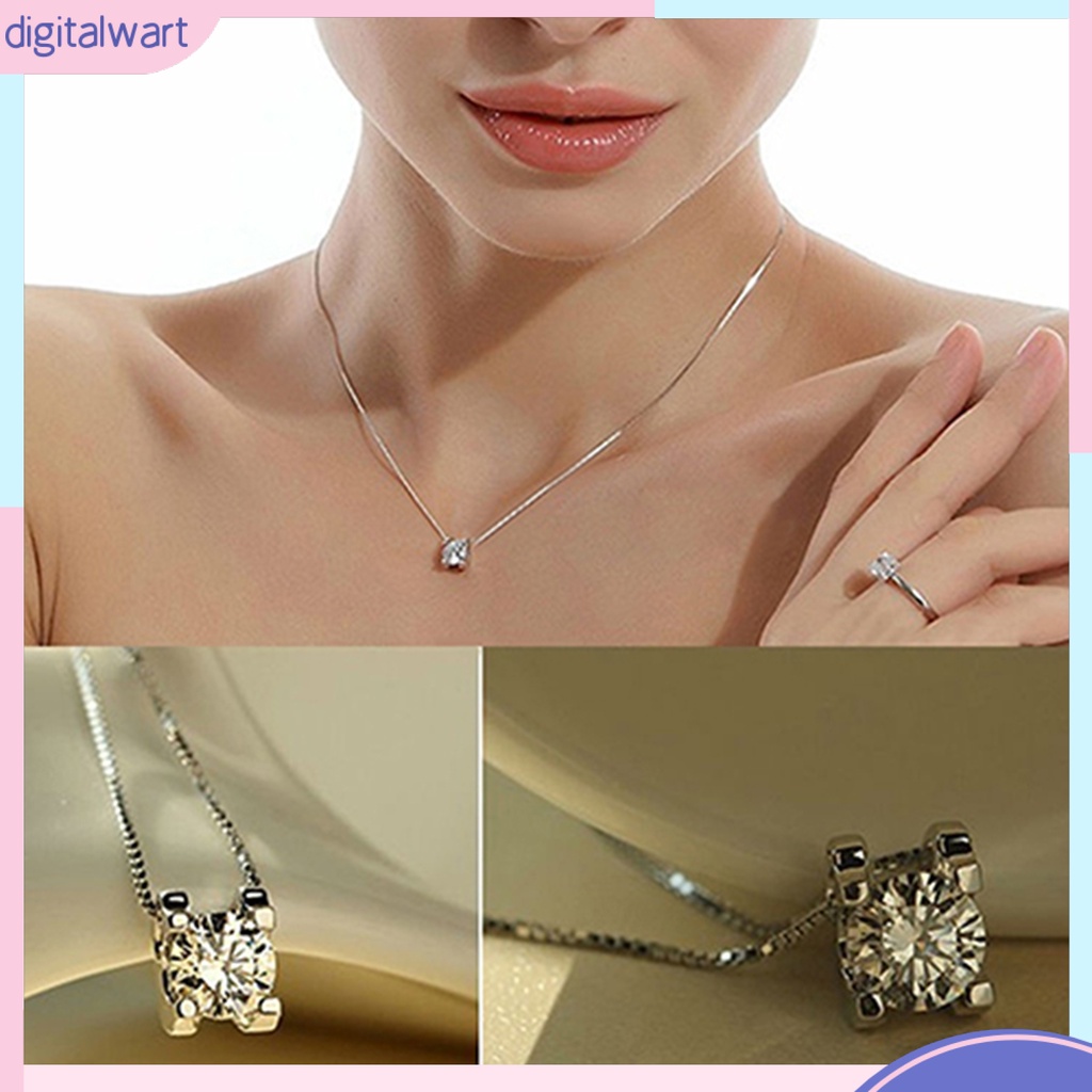 Dg DG✌❤ Vòng cổ Hợp Kim Dát Đá Quyến Rũ Thời Trang Dự Tiệc