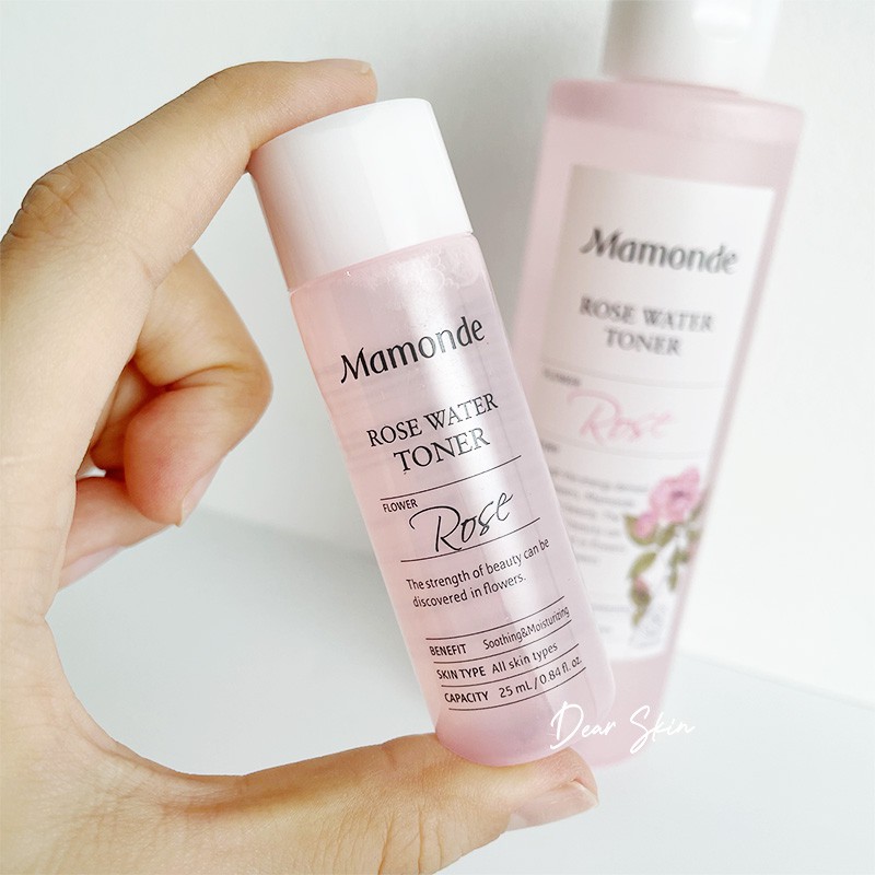 [Chính Hãng] Mamonde Toner_Mini 25ml Rau Diếp Cá, Hoa hồng, Kiềm dầu, Sáng da | BigBuy360 - bigbuy360.vn